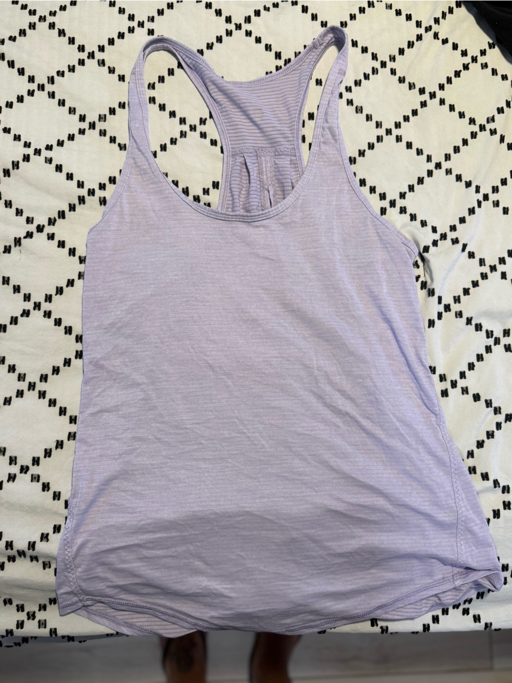 lululemon athletica Light Lavender Racerback Tank Top